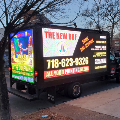 Convention / Trade Show Advertisement Truck in New York